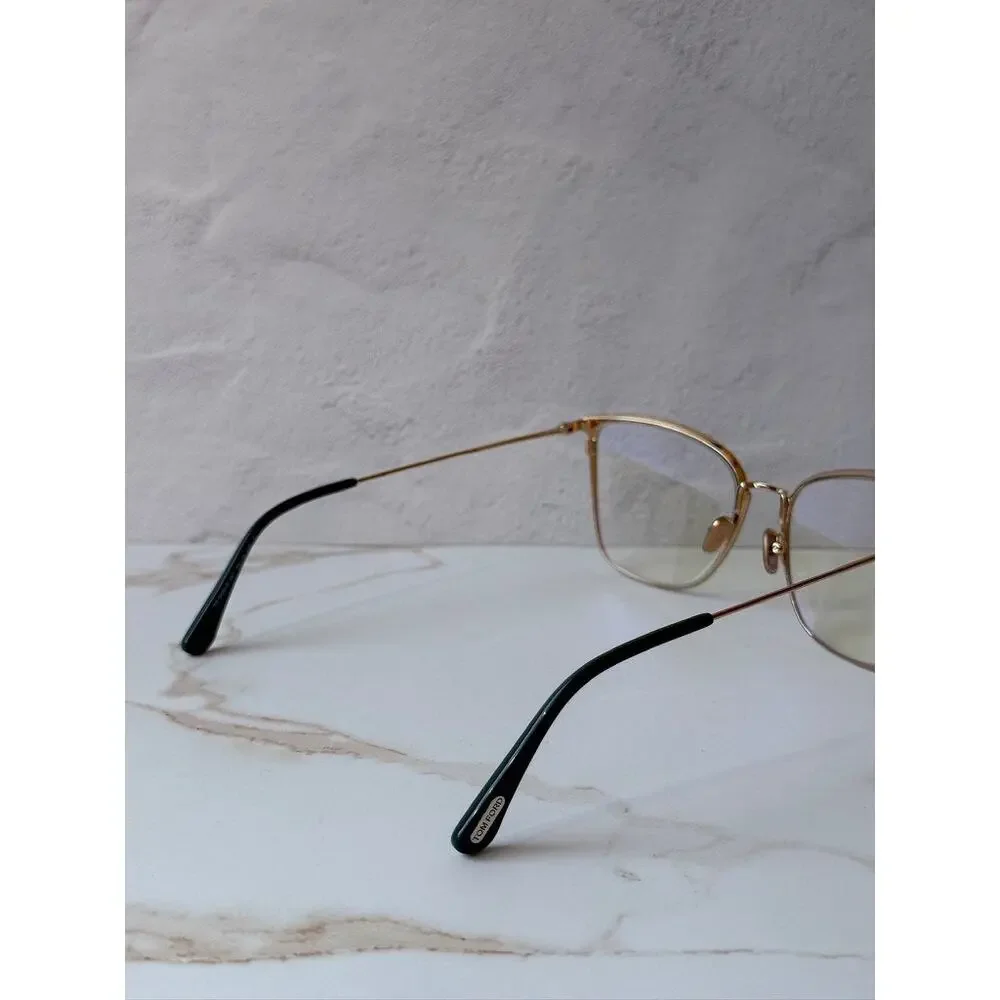 NEW Tom Ford FT5839-B Cat Eye Bluelight Frames in Green